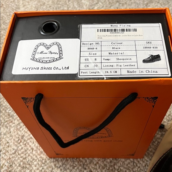 Mona Flying Handmade Leather Women’s Classic Shoes - Picture 7 of 10